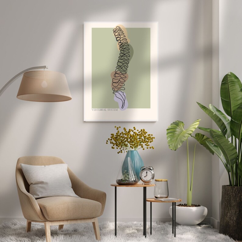 Chiropractic Art, Physical Therapy Office Decor Etsy UK