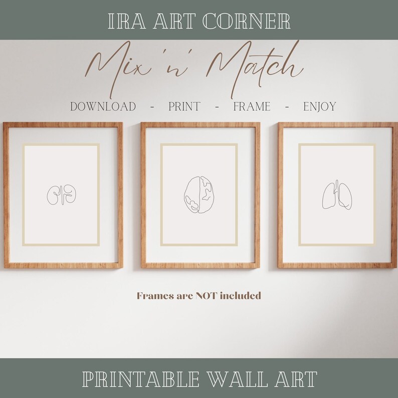 Set of 3 Physical Therapy Office Decor Etsy