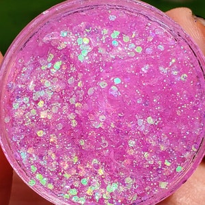 Pink Glitter Hair Gel