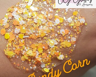 Candy Corn Glitter Hair Gel