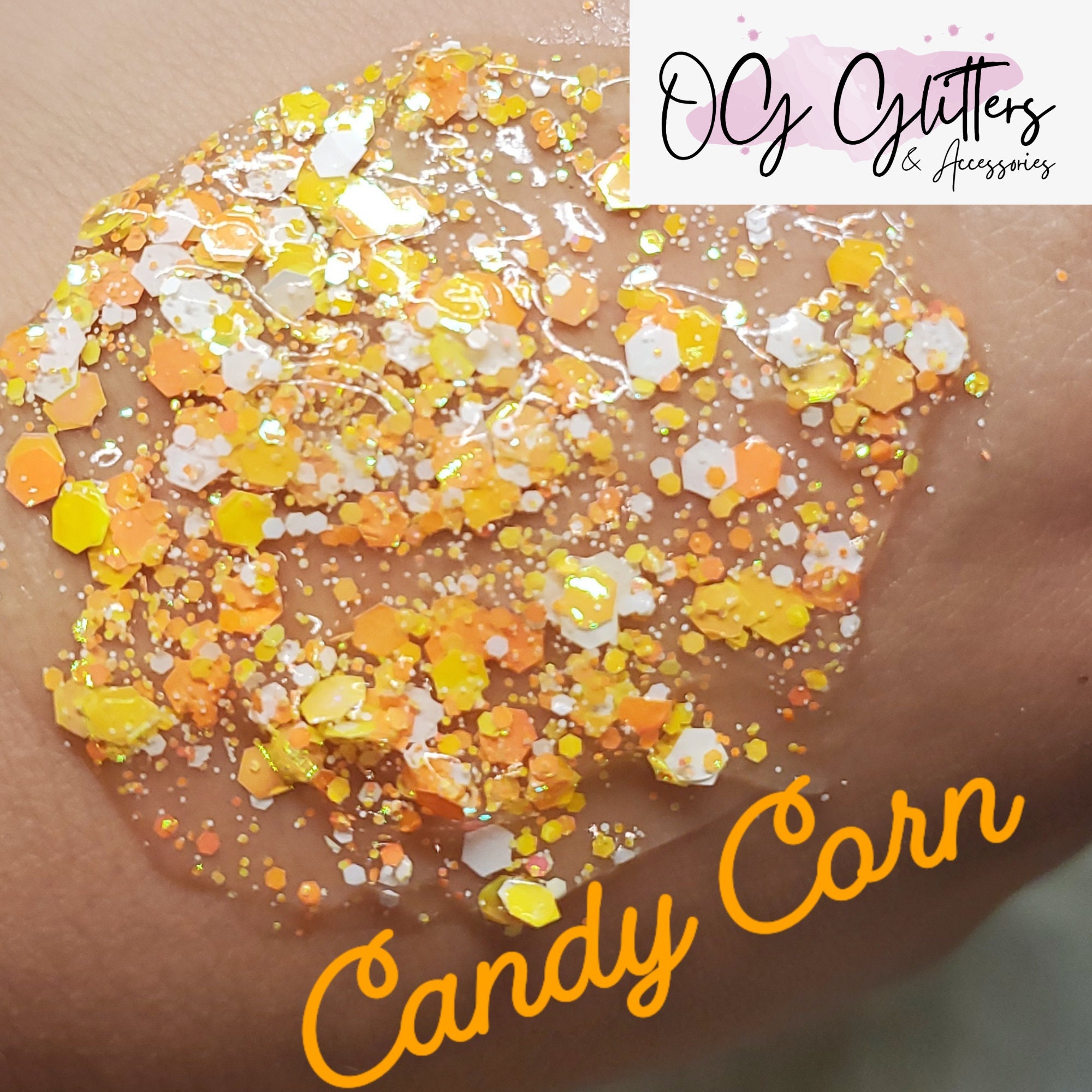 Candy Corn Glitter Hair Gel