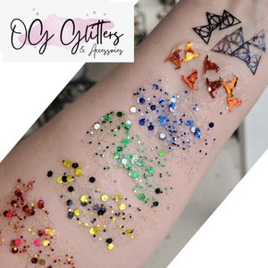 House Colors Stacked Glitter Gel