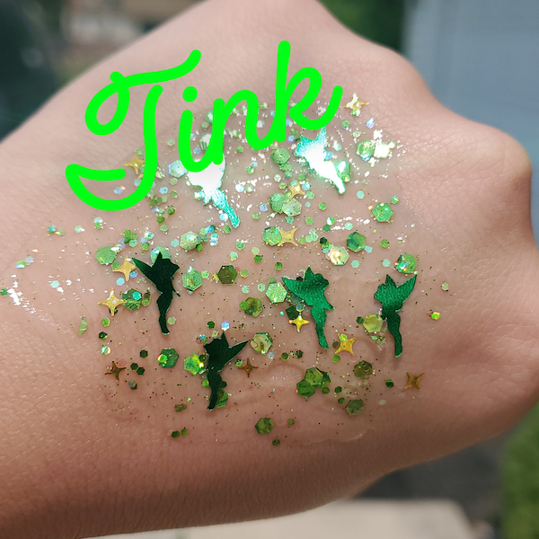 Tinkerbell Glitter Hair Gel