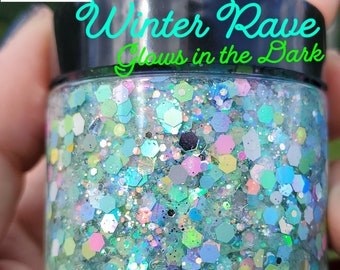 Winter Rave Glitter Hair Gel