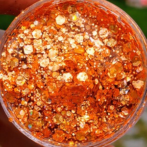 Gold Glitter Hair Gel