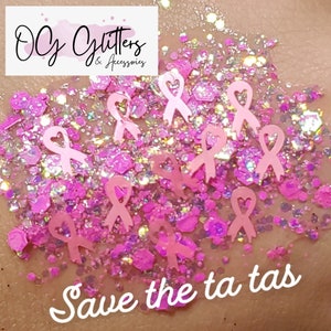 Save the Ta Tas Glitter Hair Gel