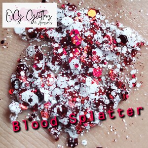 Blood Splatter Glitter Hair Gel