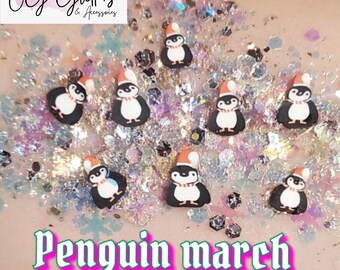 Penguin March Glitter Hair Gel