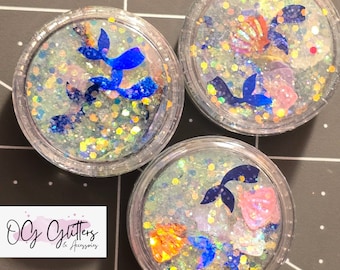 Zeemeermin tranen glitter haargel