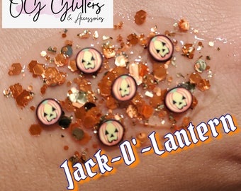 Jack-o'-lantern Glitter Hair Gel