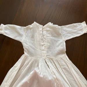 Vintage Fine Cotton Christening Gown image 9