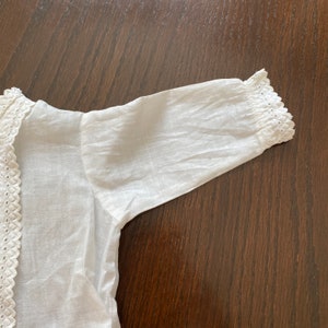 Vintage Fine Cotton Christening Gown image 4