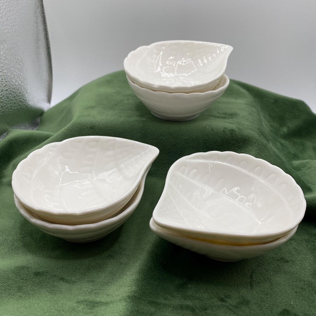 Seashell Ramekins Set of 6 Shell Shaped Pouring Ramekins, Dipping Bowls, Trinket Dishes ...
