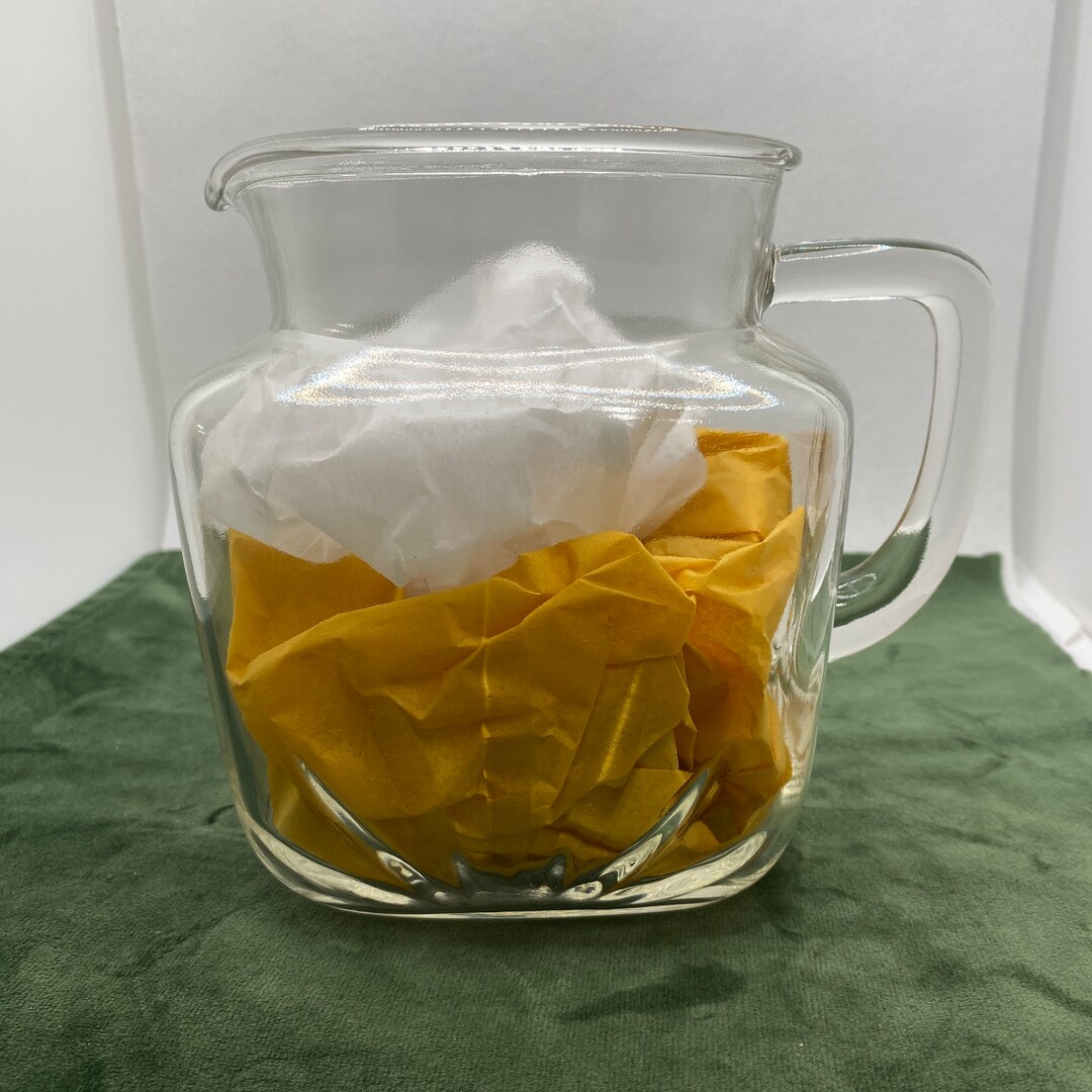 Federal Glass Pressed Glass Star Bottom Pitcher - Etsy