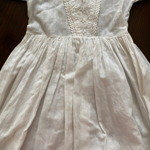 Vintage Fine Cotton Christening Gown image 5