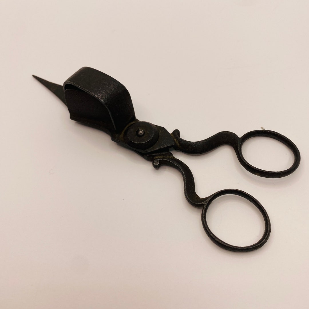 Victorian Era Cast Iron Candle Snuffer / Wick Trimmer, Circa 1890's Etsy