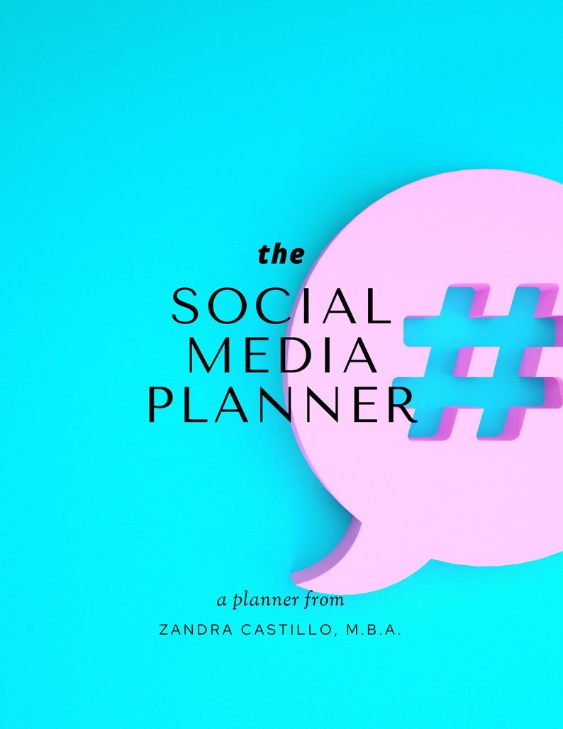 The Social Media Planner Bundle Etsy