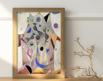 Famous painting by Paul Klee - painting by Paul Klee - art print Modigliani - museum art poster - digital download home decor - wall art