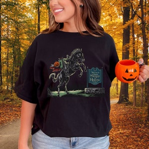 Headless Horseman Tee: Sleepy Hollow NY, Spooky Halloween Shirt