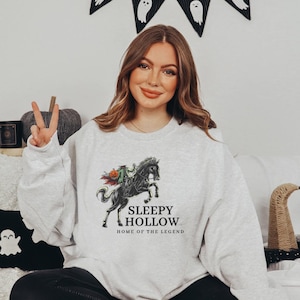 Sleepy Hollow Horseman Sweatshirt | Unisex | Headless Horseman | Halloween | Spooky Season | Washington Irving