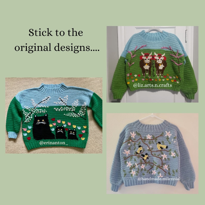 stick to the original designs