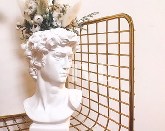 David Statue Head Vase | David Statue Sculptures Flower Vase | Home Decor | Greek God Statue |  Modern Home Decor | Flower Pot  Holder