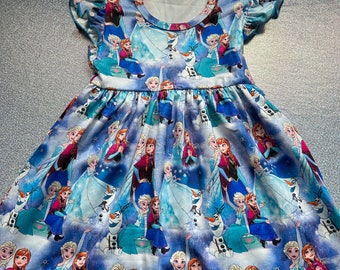 Elsa, Anna, Olaf Dresses Frozen inspired