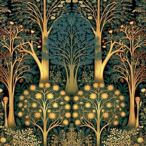 15 stravaganti modelli digitali Boho Forest, design della carta da parati Great Gatsby, arredamento per la casa organico chic, parete della galleria Castle Core, immagine di casa accogliente
