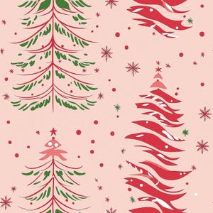 25 Abstract Christmas Patterns, Pink Holiday Designs, Christmas Gallery ...