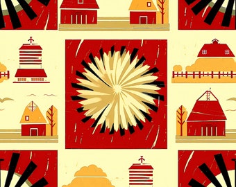 18 Country Farmhouse  Patterns, Cozy Country, Boho Chic Patterns, Sundial Designs, Boho Wallpaper, Americana Designs, Boho Retro, Farm Life!