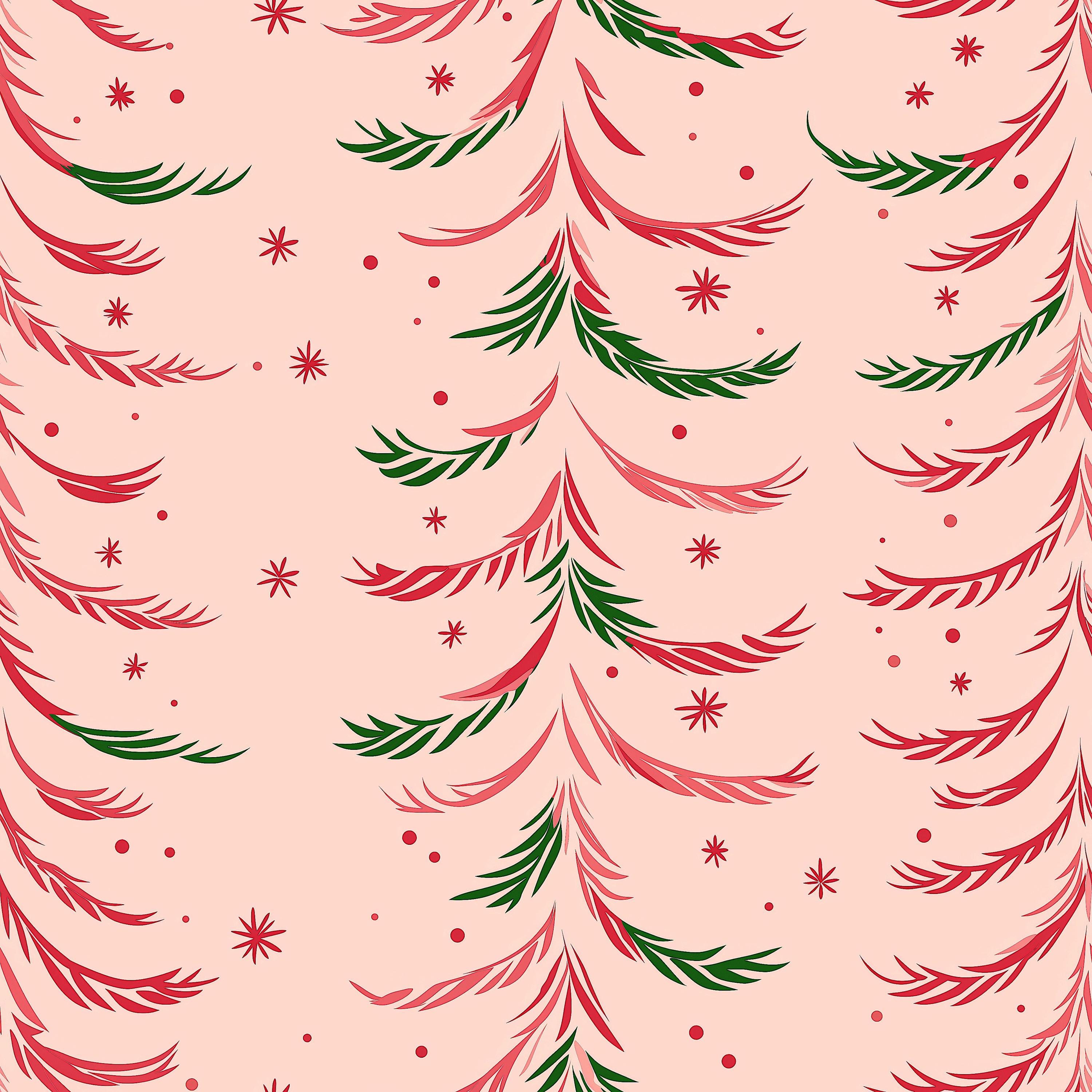 25 Abstract Christmas Patterns, Pink Holiday Designs, Christmas Gallery ...