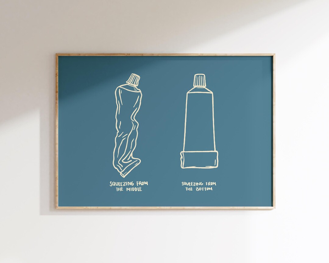 Funny Bathroom Wall Art, Toilet Humor Print, Bathroom Humor Poster ...