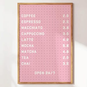 Cozy Coffee Print - Minimalist Coffee Lover Wall Art - Trendy Kitchen Cafe Menu Decor - Barista Poster - Apartment Decor - Coffee Bar Sign
