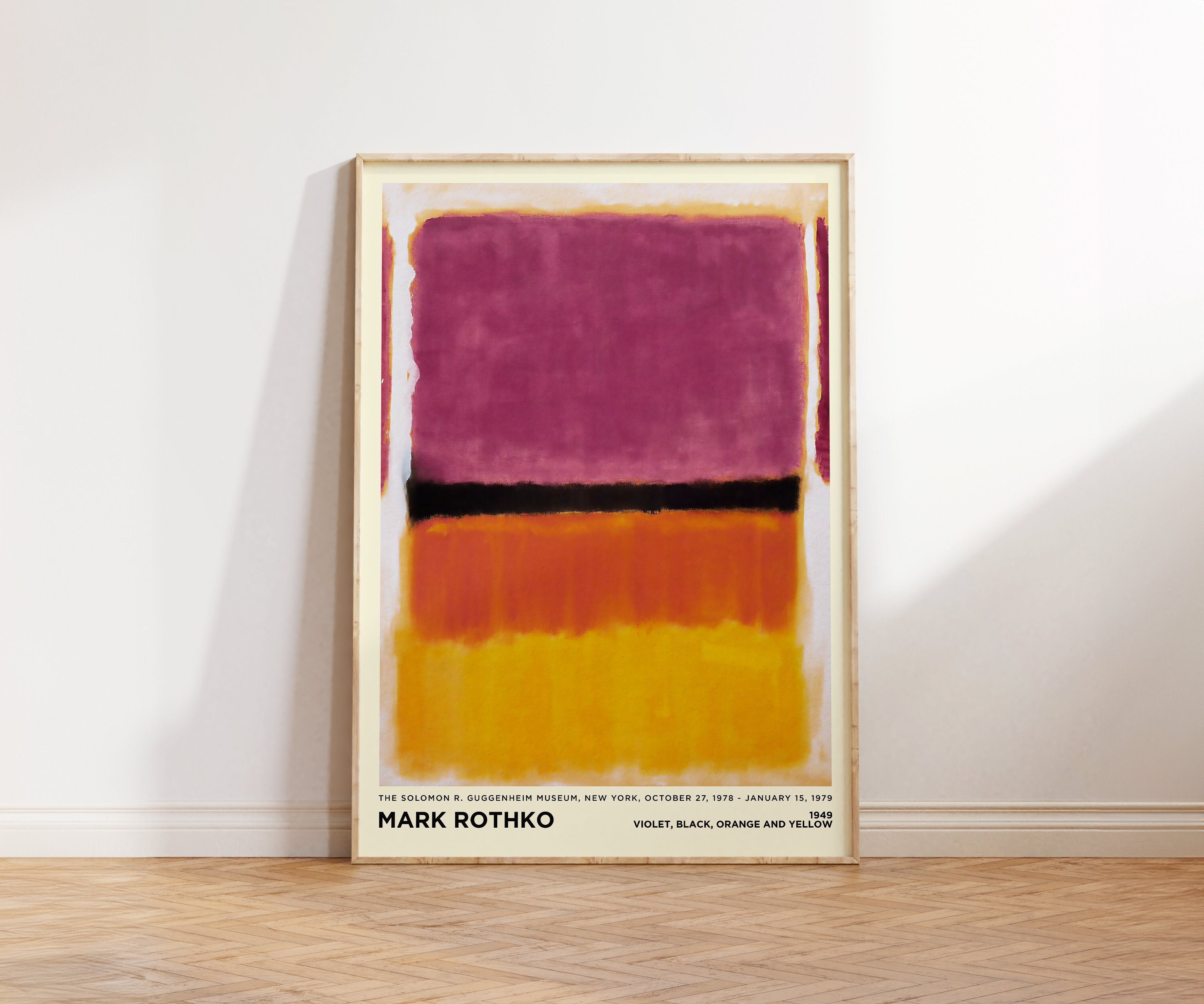Stapa artistica con fiori d'arancio, poster da parete con otivo