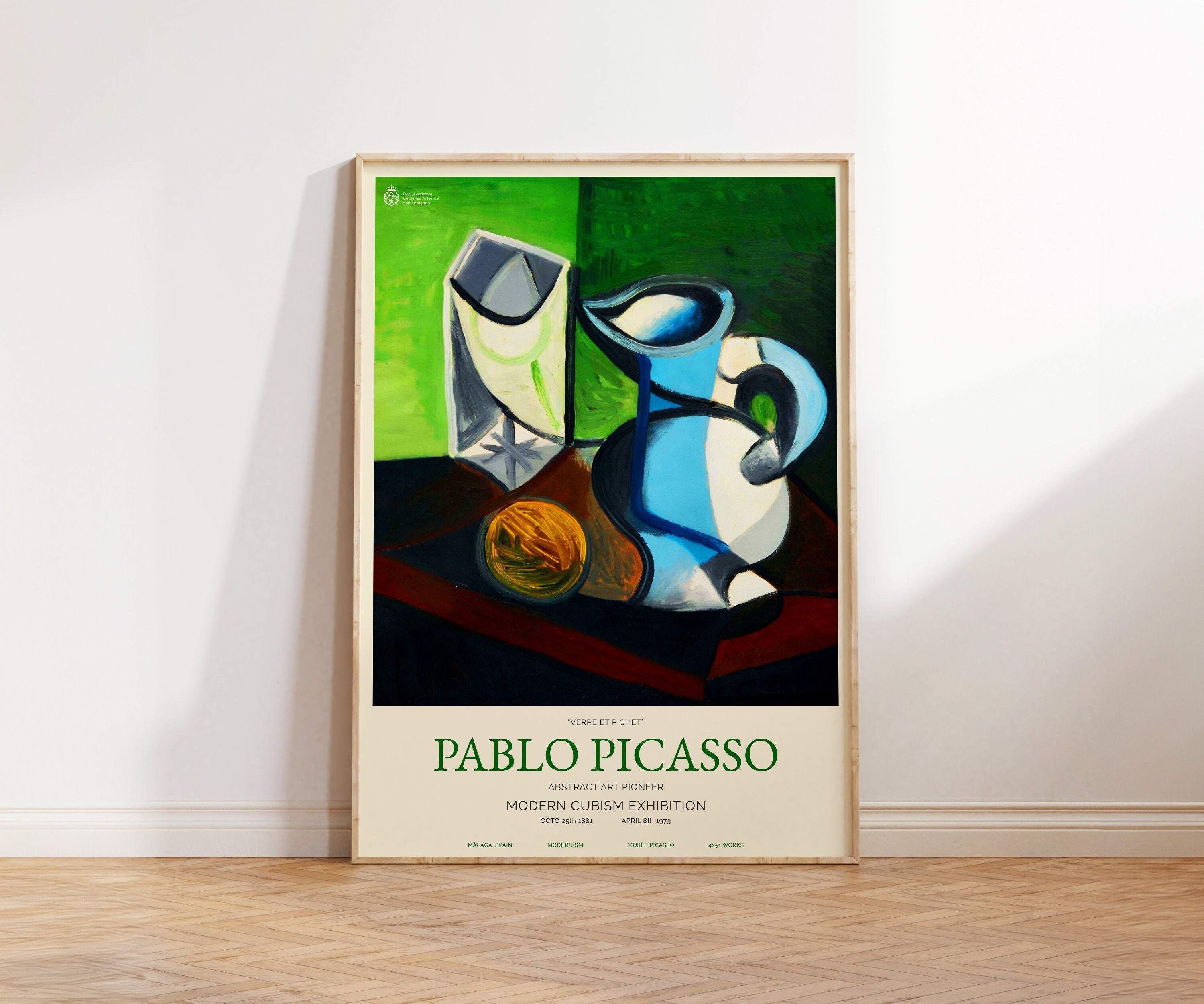 Pablo Picasso Print - Kitchen Print Wall Art - Modern Famous