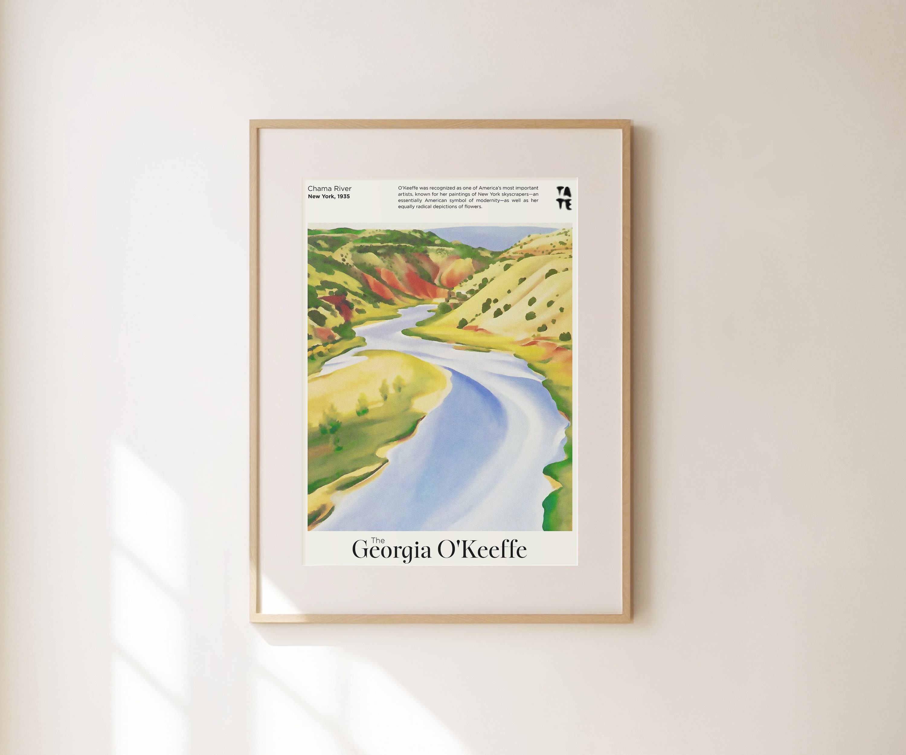 Poster Artistico Georgia O'Keeffe - Stampa Su Tela 60x90 Cm, Calla E Gigli, Decorazione Parete Senza Cornice