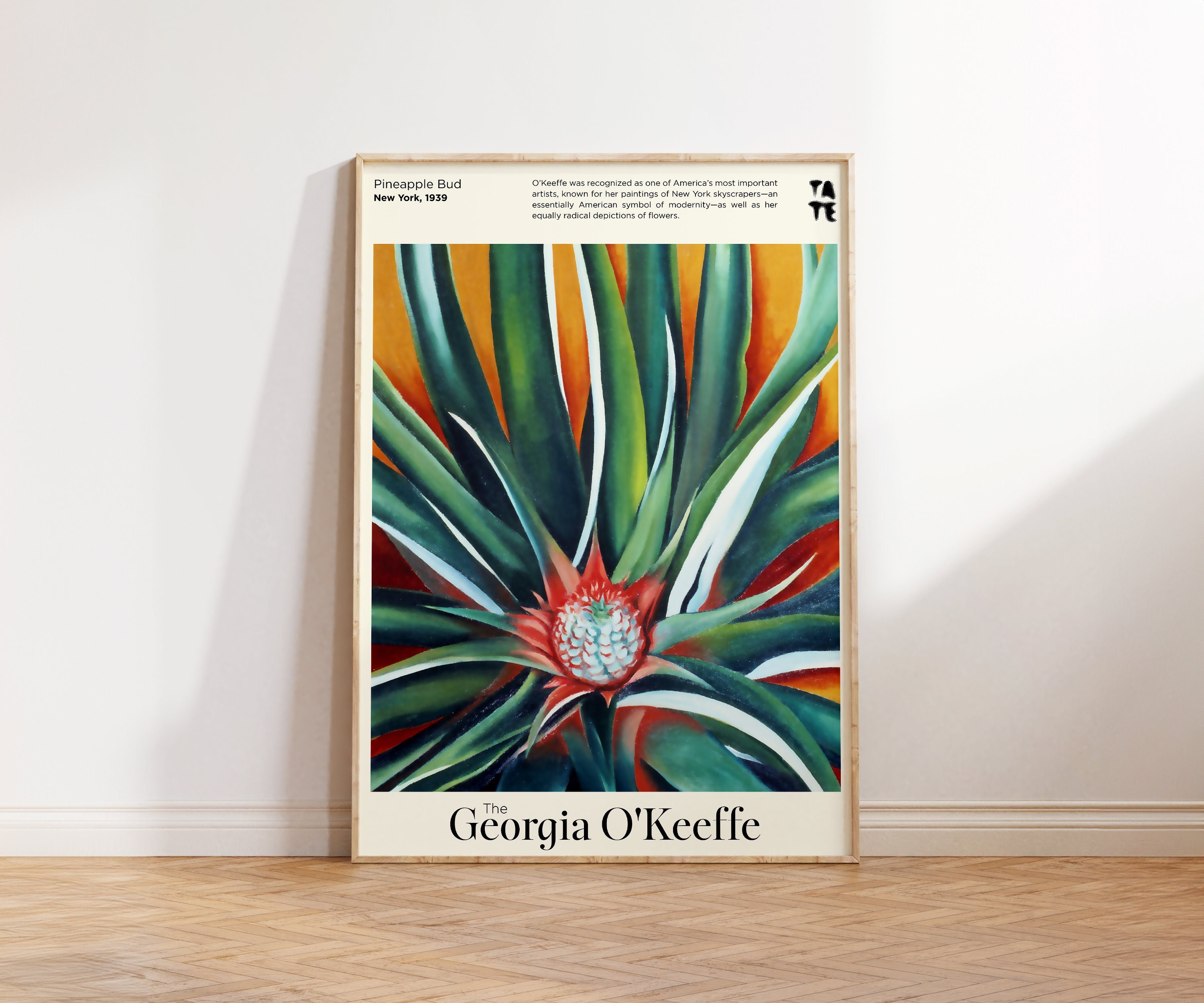 Georgia O'keeffe Print - Pineapple Bud Print - Botanical Tropical