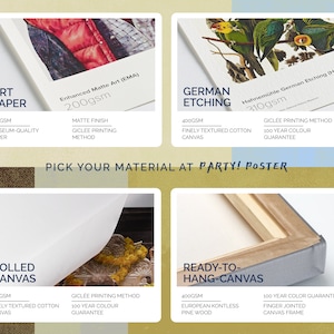 a series of four photos showing different materials