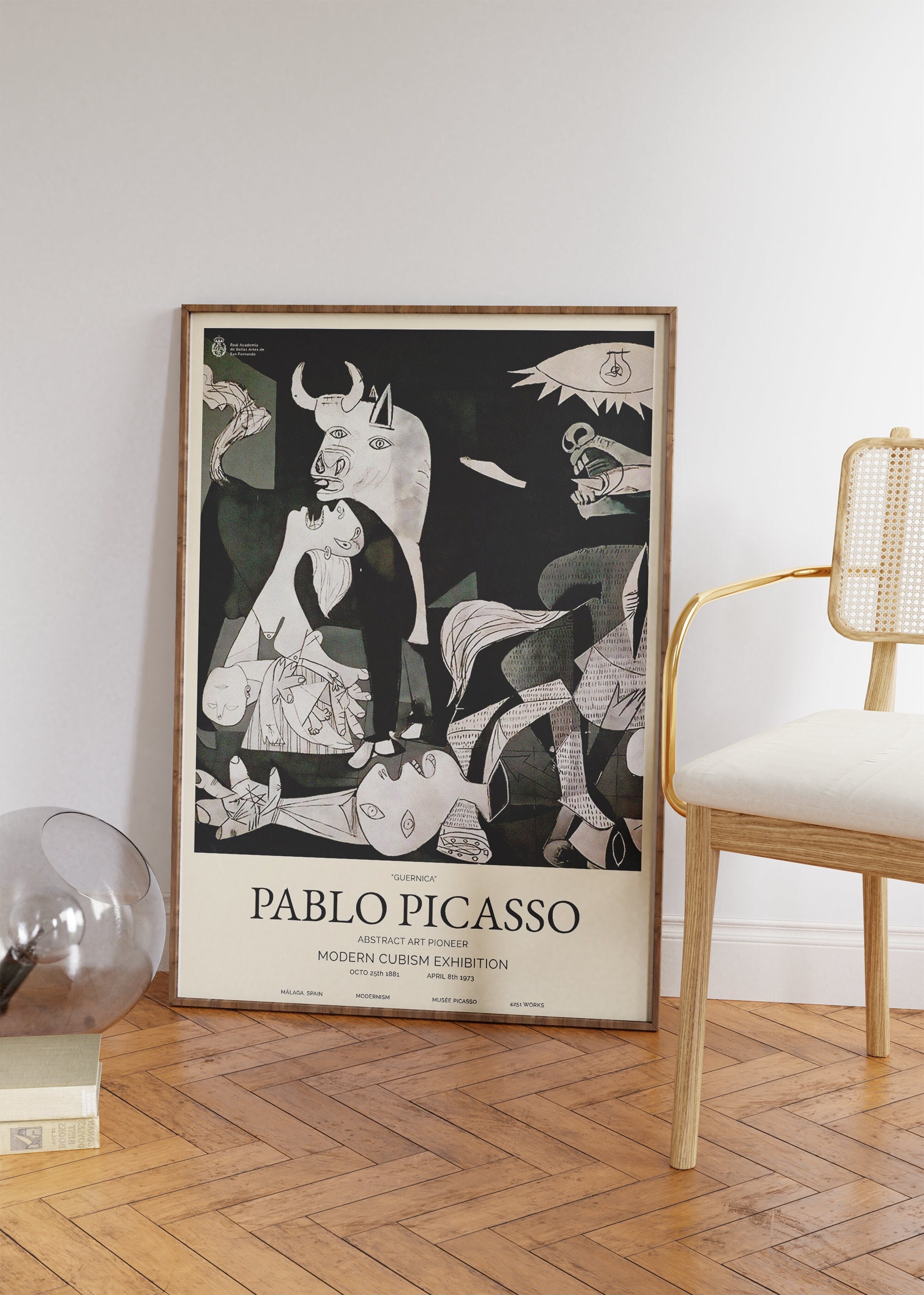 パブロ ピカソ プリント - ゲルニカ I 絵画 ウォールアート - リビング