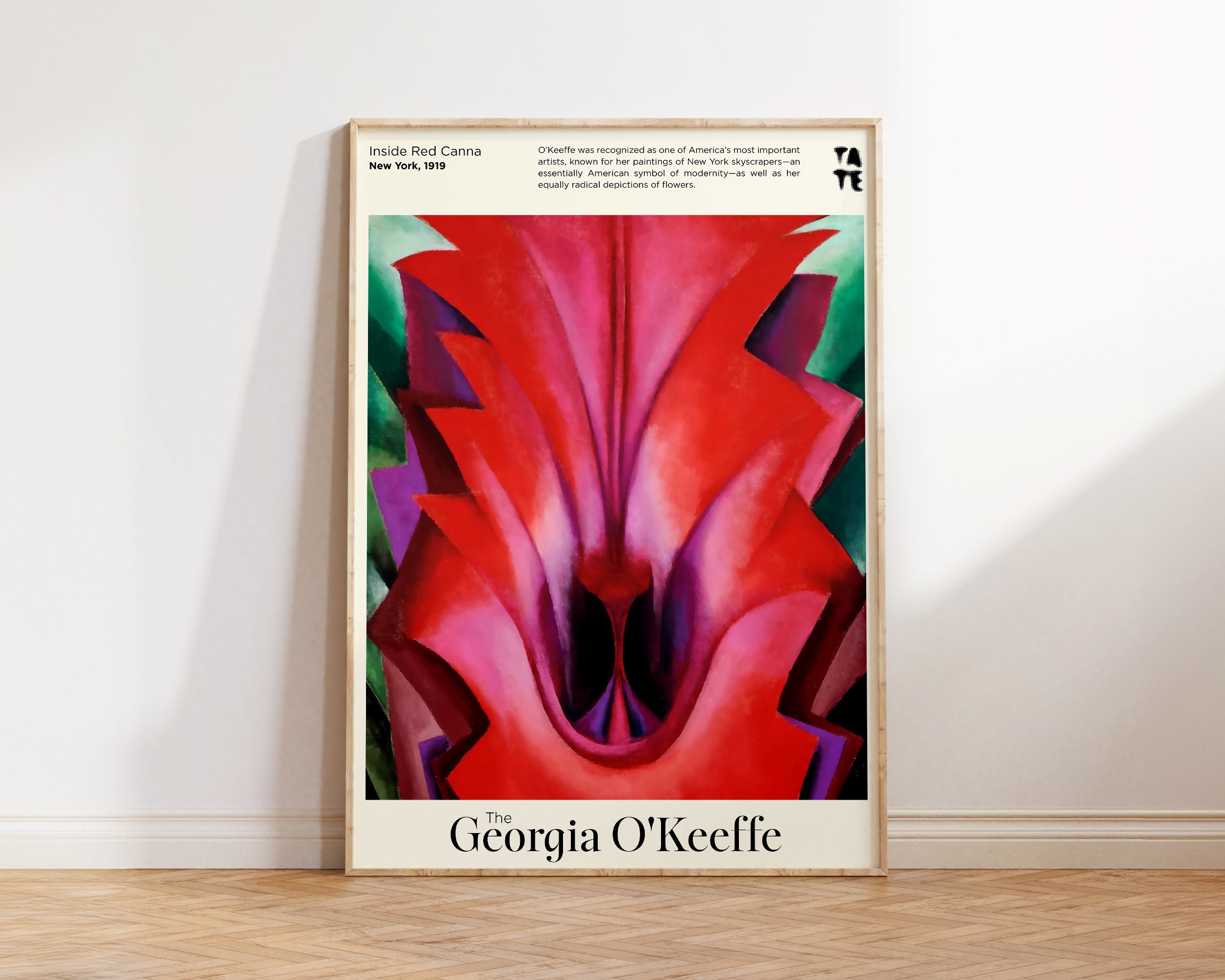 Set of 3 Wall Art Georgia O'keeffe Prints - Topical Hawaii Flower