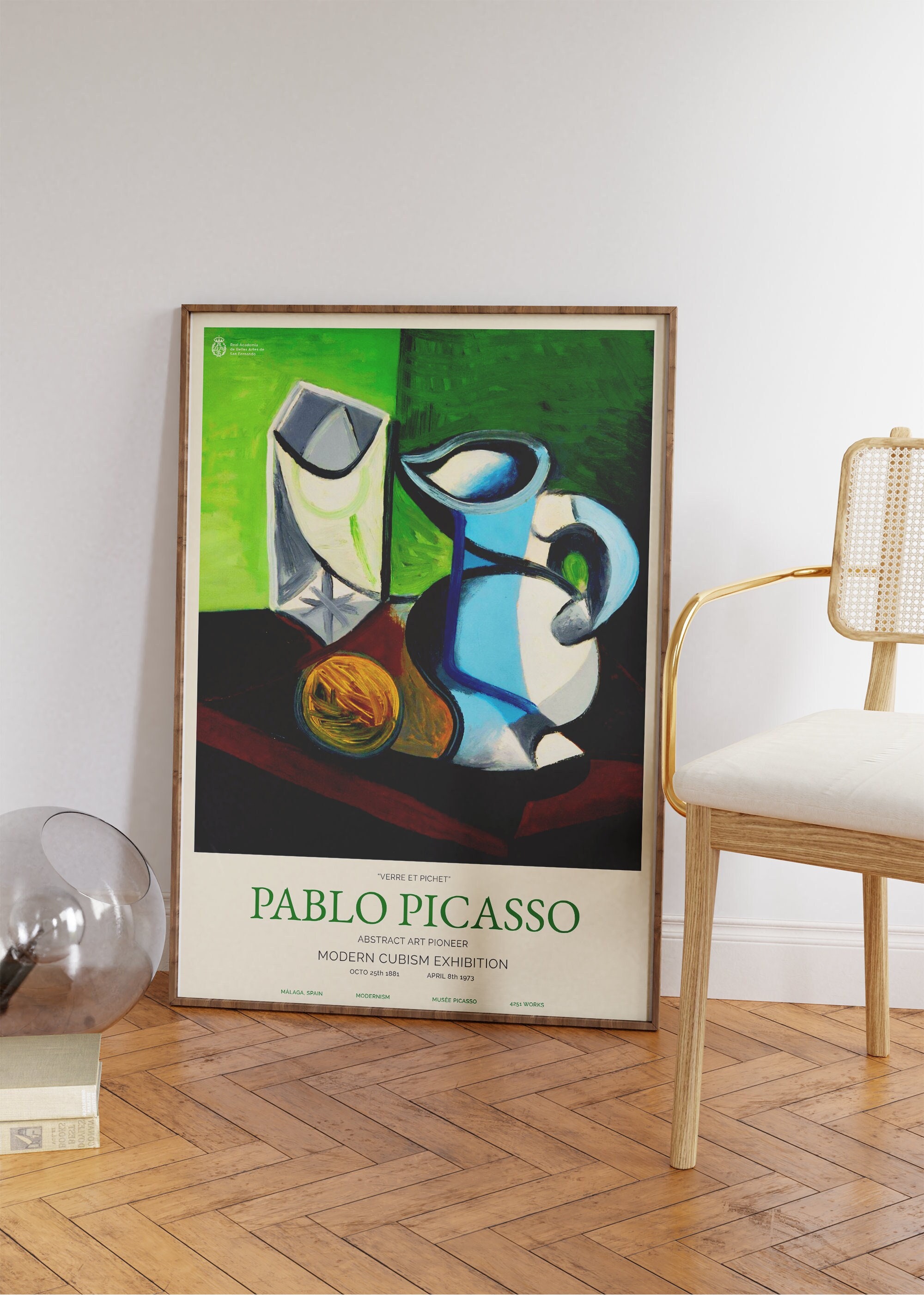 Pablo Picasso Poster Pablo Picasso Canvas Schilderij<De Kus>Kunst aan de muur Abstracte Mensen Foto Pablo Picasso Prints Voor Decor van het Huis 40x50cm Niet ingelijst