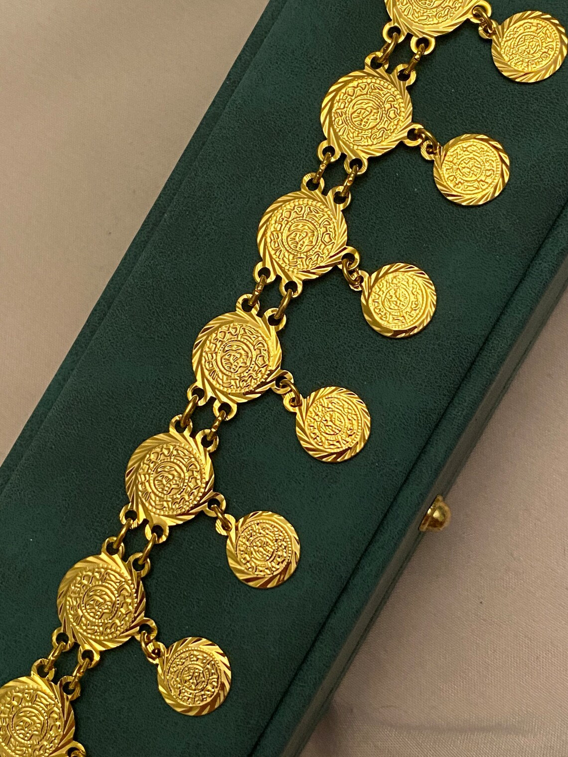 Gold lira deals bracelet