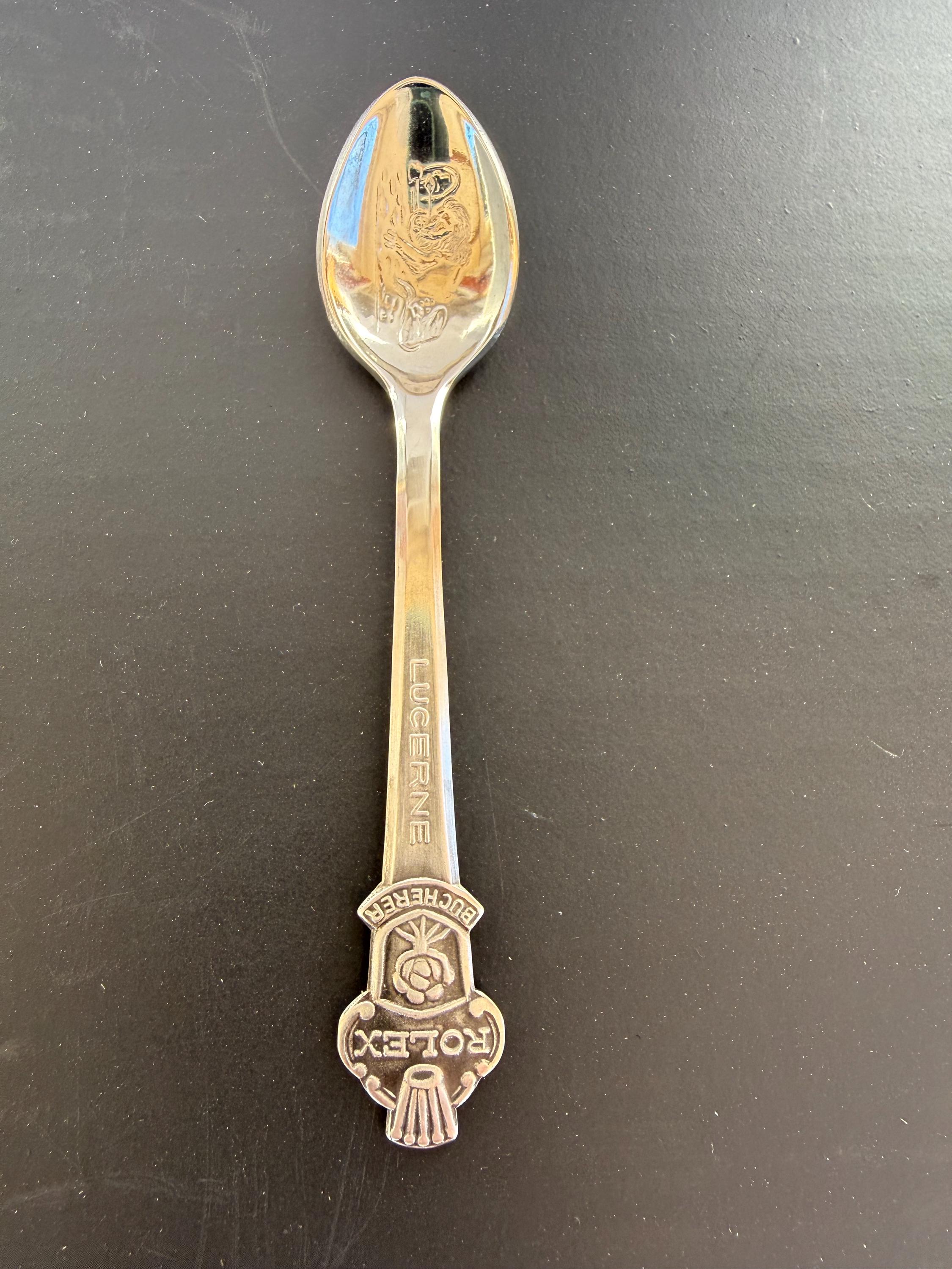 Vintage Silver-plated Rolex Bucherer Souvenir Spoon - Etsy