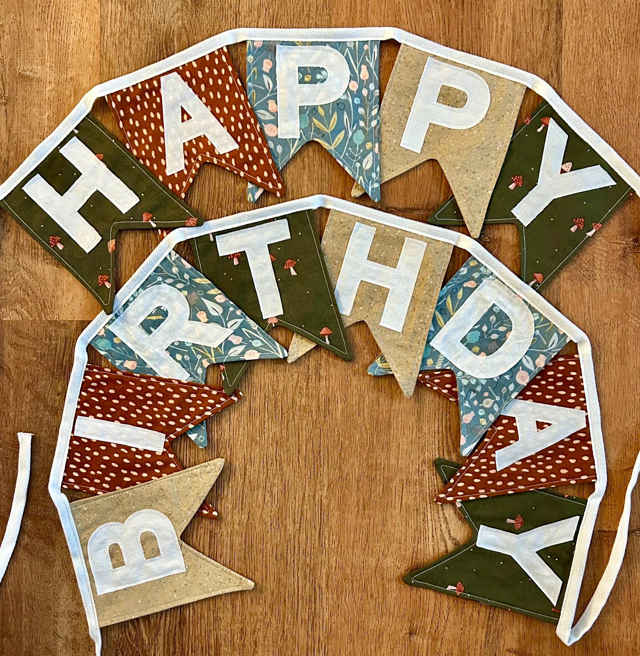 T-Bn-0263 Happy Birthday Banner - 55x47 Inch Fabric Banner, Photo Booth Backdrop, Fun Party Decor For Kids - View #7