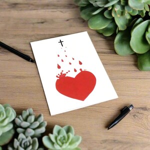 Glaubensbasierte Grußkarte | Christlicher Briefpapier | All For Love Grußkarten mit Umschlägen (10er-Pack)