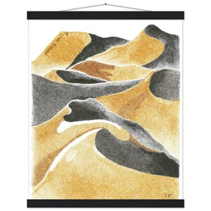 Decorazioni per la casa ispirate alla fede / Arte murale cristiana / Poster "Più che granelli di sabbia" con gancio