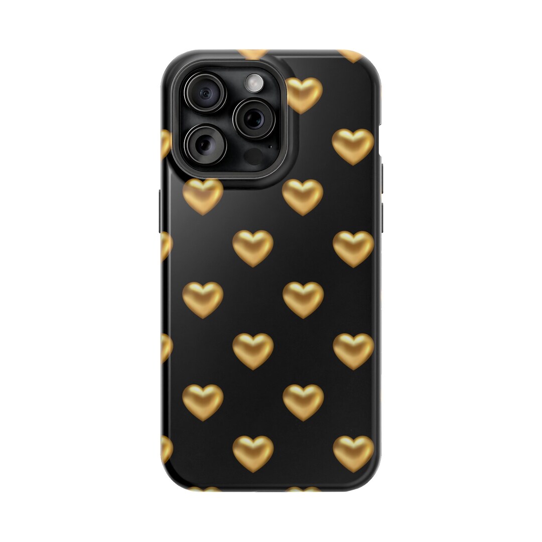 Gold Hearts-mag-safe Tough Cases - Etsy