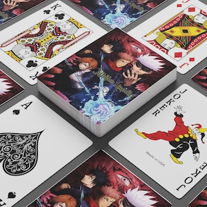 Jujutsu Kaisen-aangepaste pokerkaarten