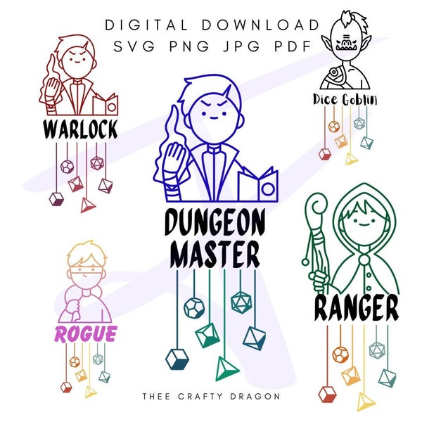 Dice Goblin Svg Etsy