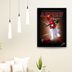 Custom Sports Poster for Any Sport | Digital Design | Perfect Team or player| Hobby or Sport | Digital Design for Personalized Team Gifts